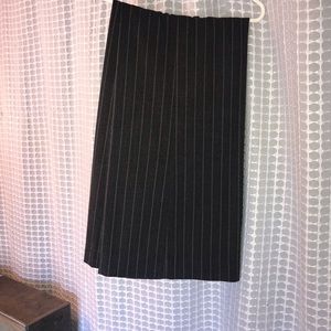 Grace Elements Pin Stripe Wide Leg Pant high waist